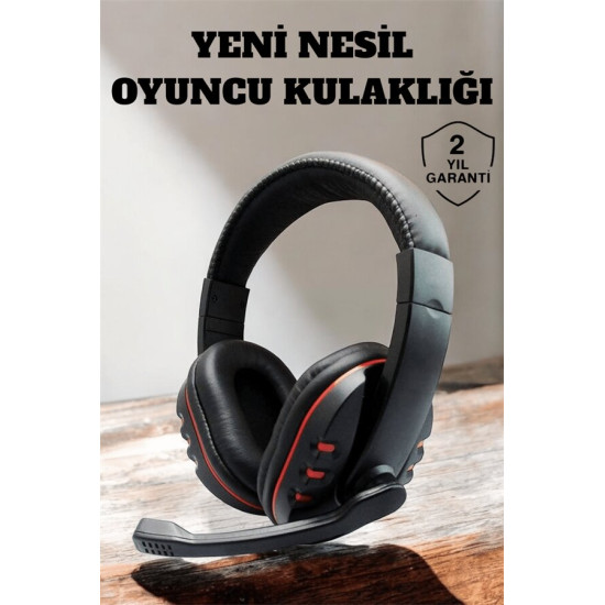 Güçlü Bass ve Suya Dayanıklı Kablolu Oyuncu Kulaklığı ile Kesintisiz D