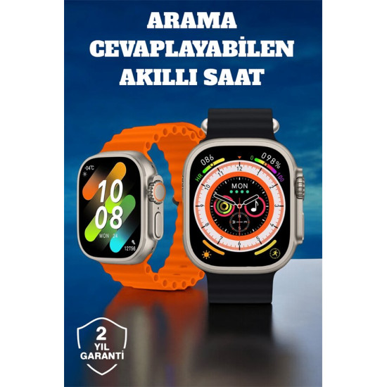 Kablosuz Şarjlı Çağrı ve Müzik Kontrolü Sağlayan Akıllı Saat