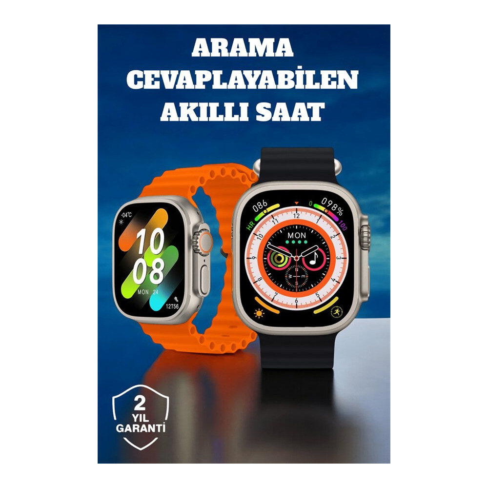 Kablosuz Şarjlı Çağrı ve Müzik Kontrolü Sağlayan Akıllı Saat