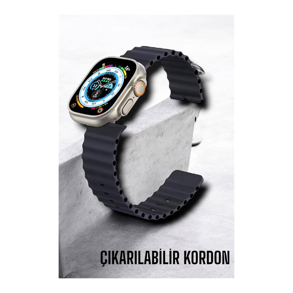 Bluetooth Bağlantılı Nabız Kan Basıncı Oksijen Ölçer Akıllı Saat