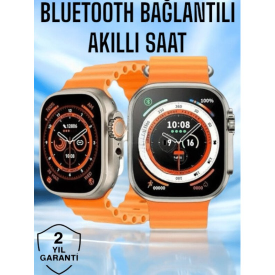 Yeni Nesil Ultra Akıllı Saat Titreşimli Uyku & Sağlık Takibi Çift Kord