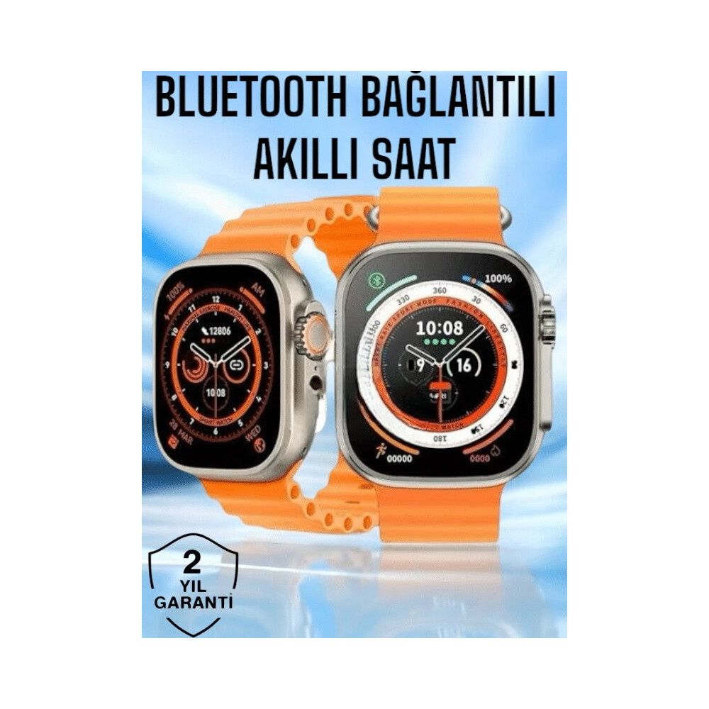 Yeni Nesil Ultra Akıllı Saat Titreşimli Uyku & Sağlık Takibi Çift Kord