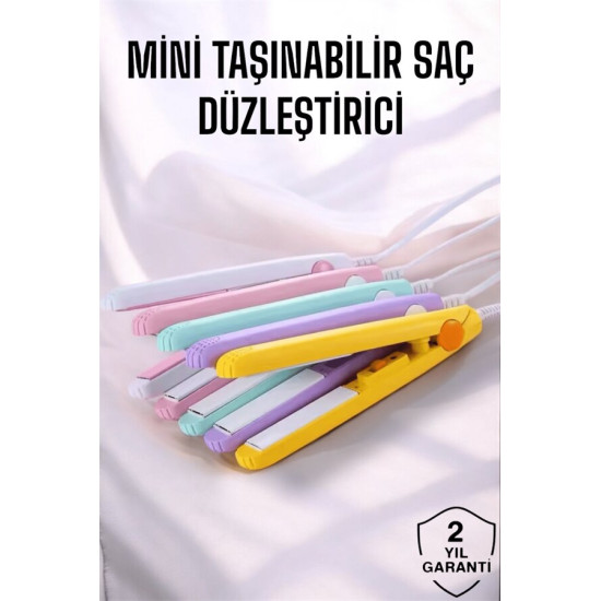 180°C Isı ve Uzun Süre Kalıcı Düzlük Sağlayan Mini Saç Düzleştirici