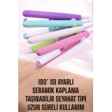 180°C Isı ve Uzun Süre Kalıcı Düzlük Sağlayan Mini Saç Düzleştirici