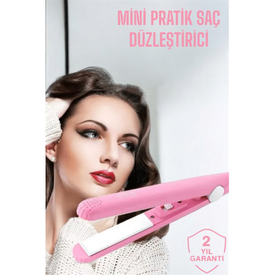 Taşınabilir Seramik Kaplama Mini Saç Düzleştirici – Seyahat ve Günlük 