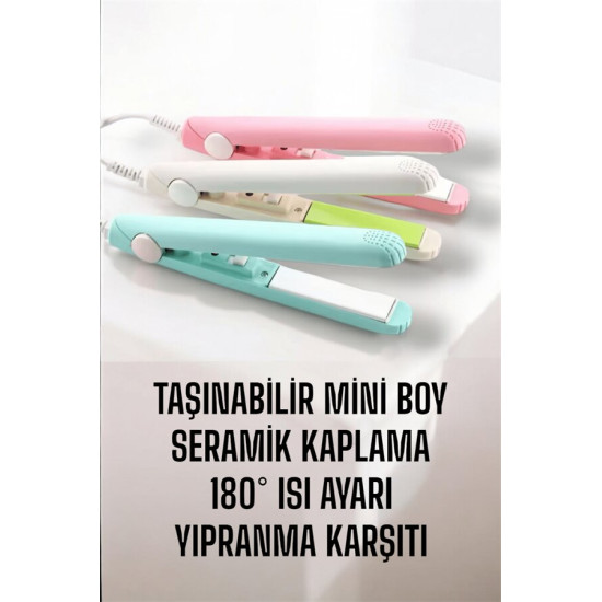 Seramik Kaplamalı Saç Hasarını Azaltan Kısa Saçlara Uygun Bukle Maşası