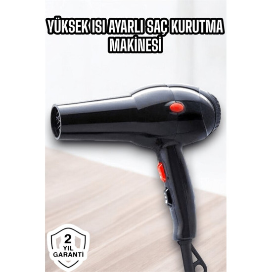 2200 Watt Profesyonel Saç Kurutma Makinesi Güçlü ve Dayanıklı Tasarım