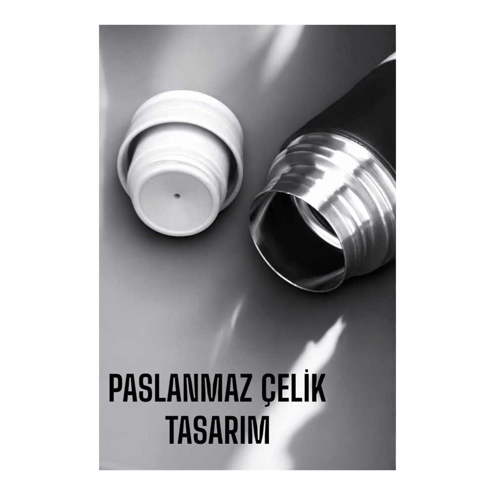 500 ml Kapasiteli Taşınabilir Basınçlı Termos Seti Günlük Kullanım içi