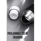 500 ml Kapasiteli Taşınabilir Basınçlı Termos Seti Günlük Kullanım içi