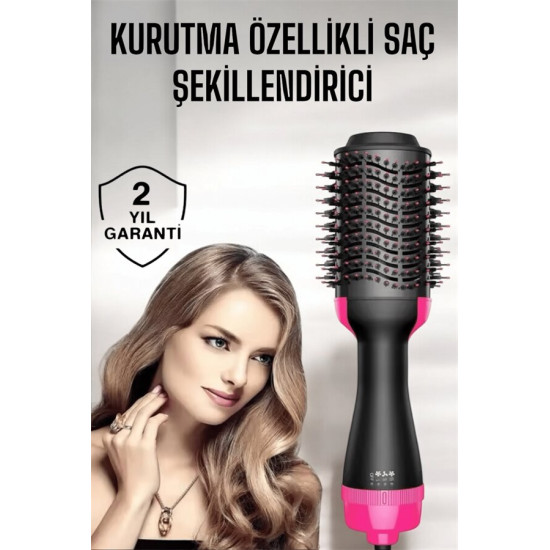 1200 Watt Gücünde Negatif İyon Teknolojili 3 Isı Kademeli Fön Tarağı