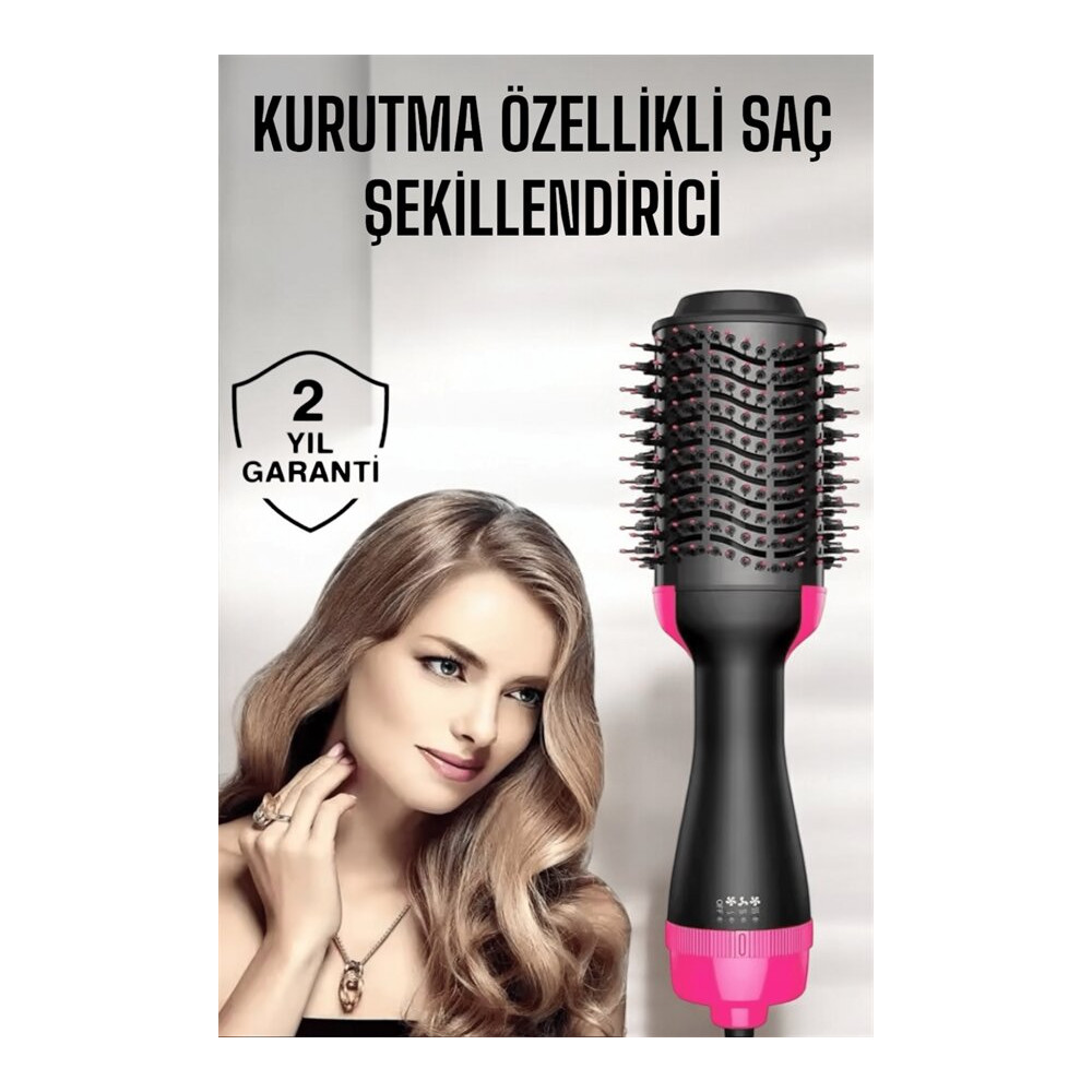 1200 Watt Gücünde Negatif İyon Teknolojili 3 Isı Kademeli Fön Tarağı