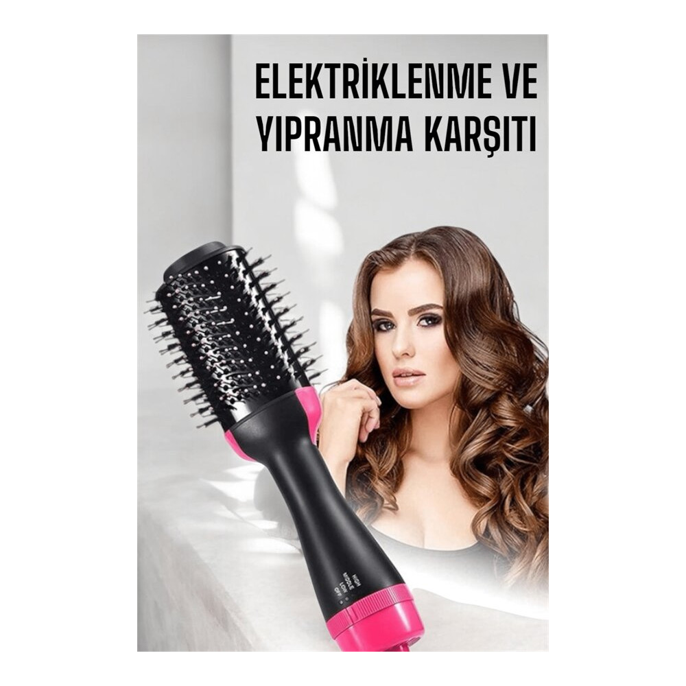Fön Tarak Elektriklenmeyi Önleyen ve Parlaklık Veren Saç Şekillendiric