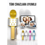 Taşınabilir Bluetooth Karaoke Mikrofon: Hafıza Kart Girişli Etkileyici