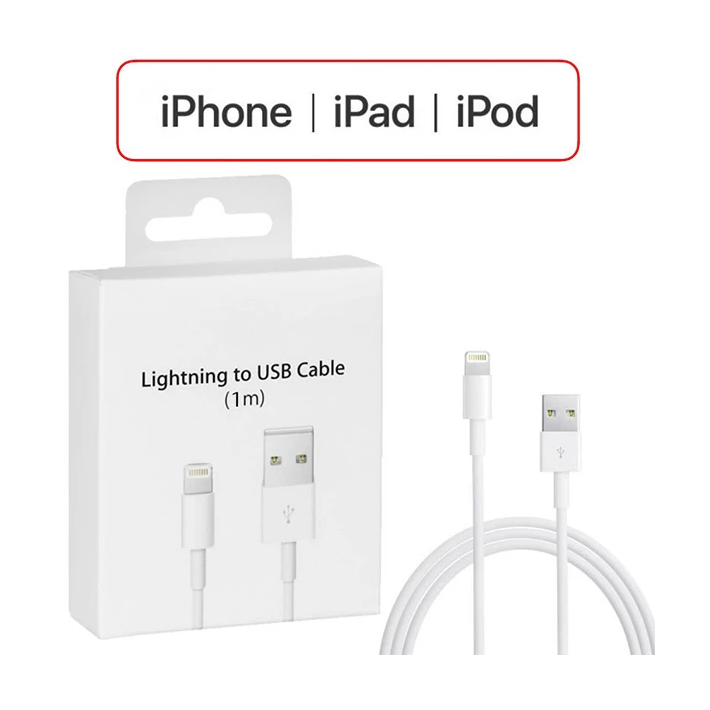 İPhone 14-13-12-11 XR XS 8-7 Lİghtİng 1metre Usb Şarj Kablosu