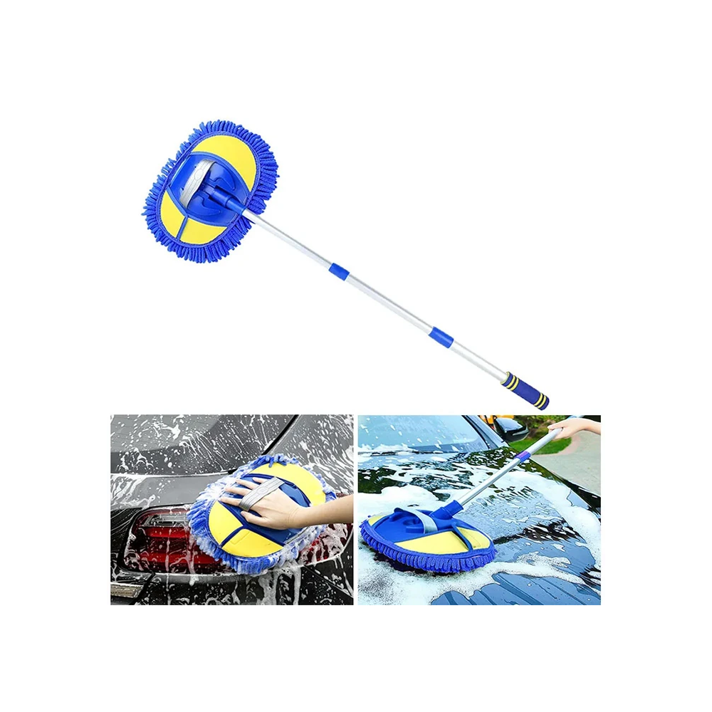 ALLY Mikrofiber Dönebilen Püsküllü Araba Yıkama Ve Temizleme Fırçası