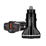 ALLY PD62 2xType-C + USB 78W Araç Çakmaklık Hızlı Şarj Aleti Araç Şarj