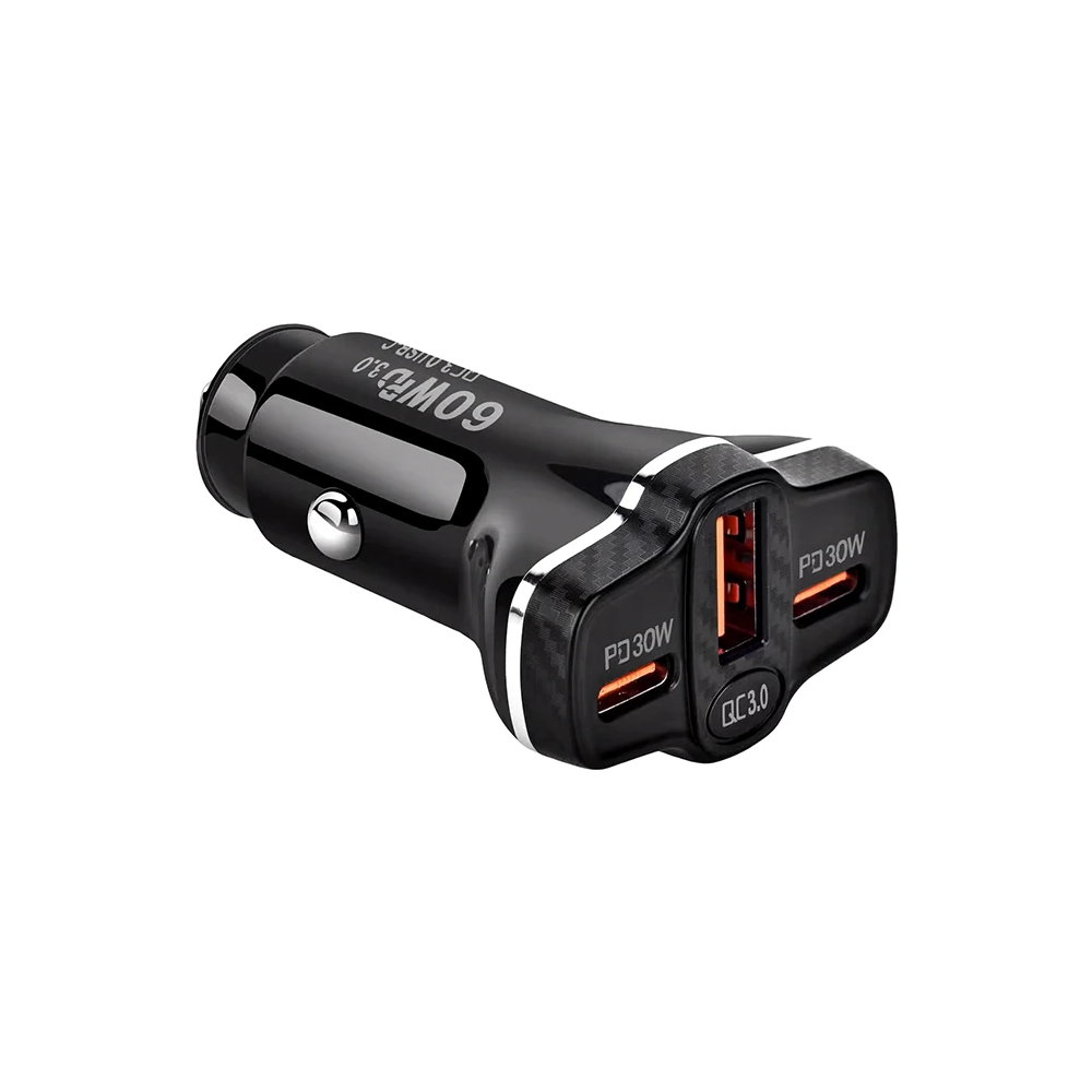 ALLY PD62 2xType-C + USB 78W Araç Çakmaklık Hızlı Şarj Aleti Araç Şarj
