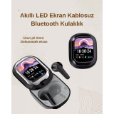 Kişiselleştirilebilir LED Ekranlı Bluetooth Kulaklık – Oyun & Müzik Mo