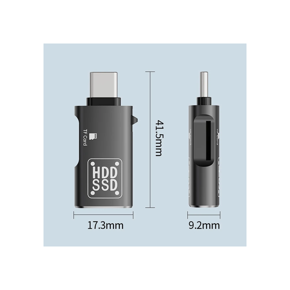 ALLY Type-c to USB + TF Kart Çevirici Otg Adaptör