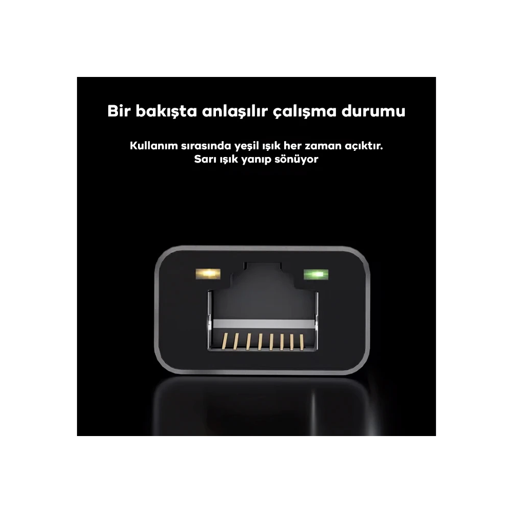 ALLY Type-c to RJ 45 2.5 Gbps Ethernet kablosu