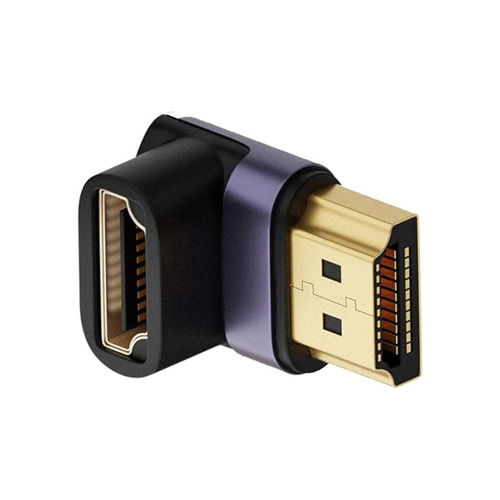 ALLY HDMI To HDMI 8K 2.1UHD 90 Derece Mıknatıs Başlıklı Çevirici Otg A