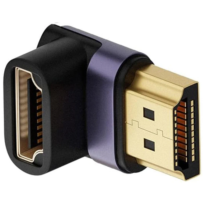ALLY HDMI To HDMI 8K 2.1UHD 90 Derece Mıknatıs Başlıklı Çevirici Otg A