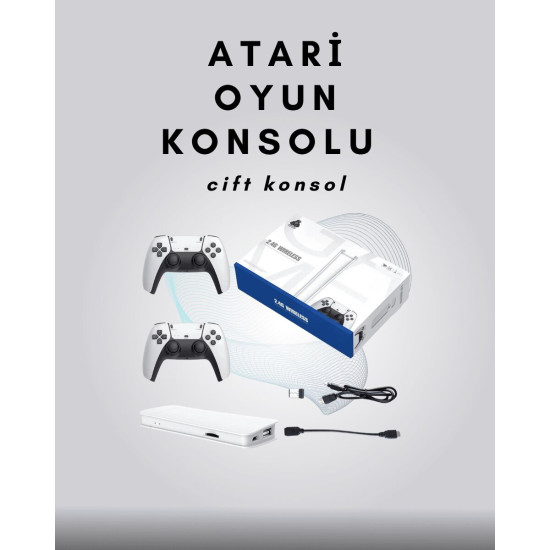 4K Destekli Bluetooth Retro Oyun Konsolu – M15 Modeli