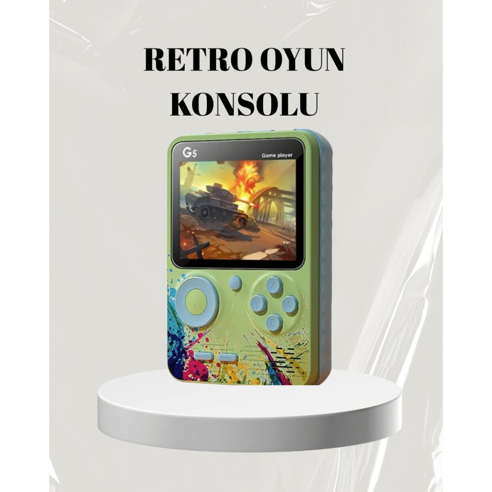 3 İnç Ekran 500 Oyunlu Game Box Mini Taşınabilir Oyun Konsolu