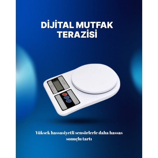 Taşınabilir Hassas Tartı – 5kg Kapasite 1g Ölçüm Gram ve Ons Desteği