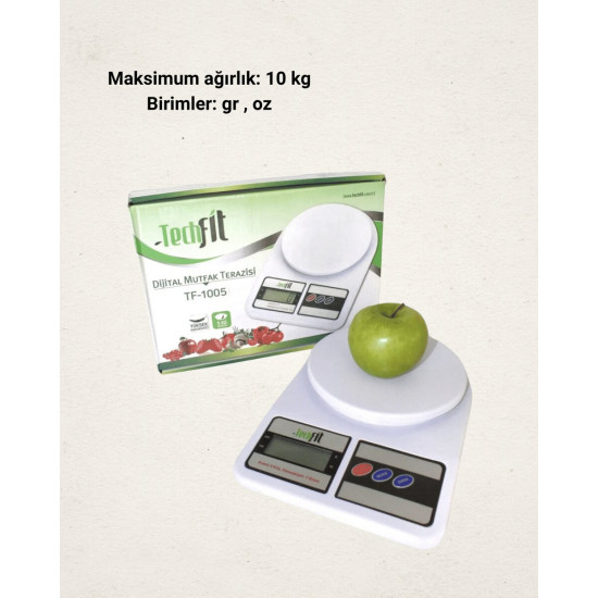 10 Kg Kapasiteli LCD Ekranlı Dijital Mutfak Tartıs