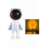 Gün Batımı Efekti Sunan Astronot LED Masa Lambası