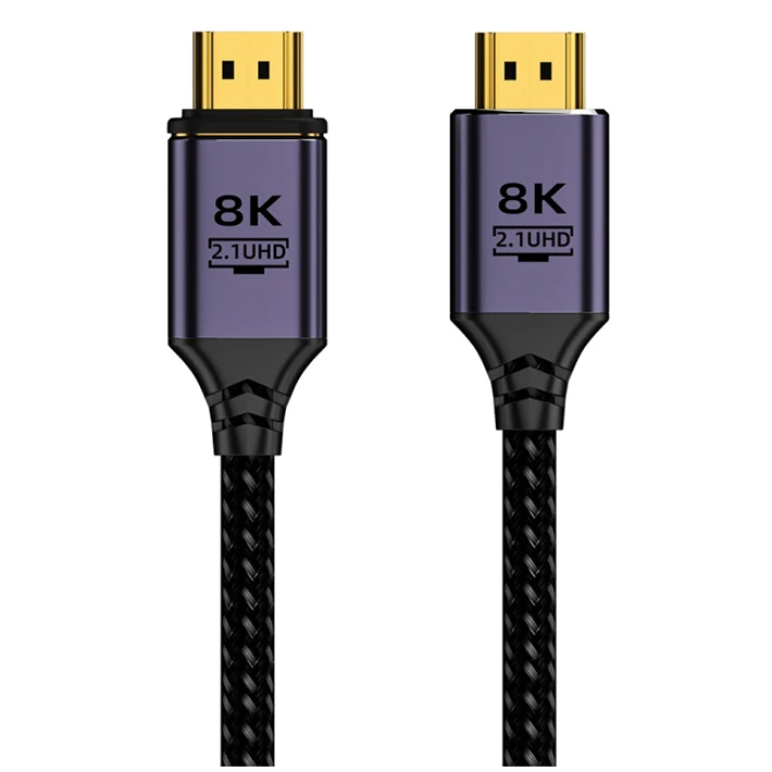 ALLY HDMI to HDMI 8K HD 2.1UHD Mıknatıs Başlıklı Kablo 2 Metre