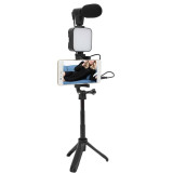 Video Making Kit Telefon Tutucu Vlog Video Mini Led Işıklı