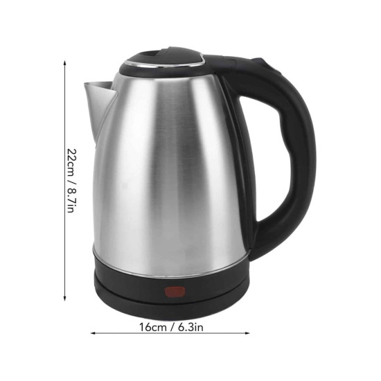 Elektrikli Paslanmaz Çelik Su Isıtcı Çelik Kettle 1.8 Lt. Uzun Ömürlü