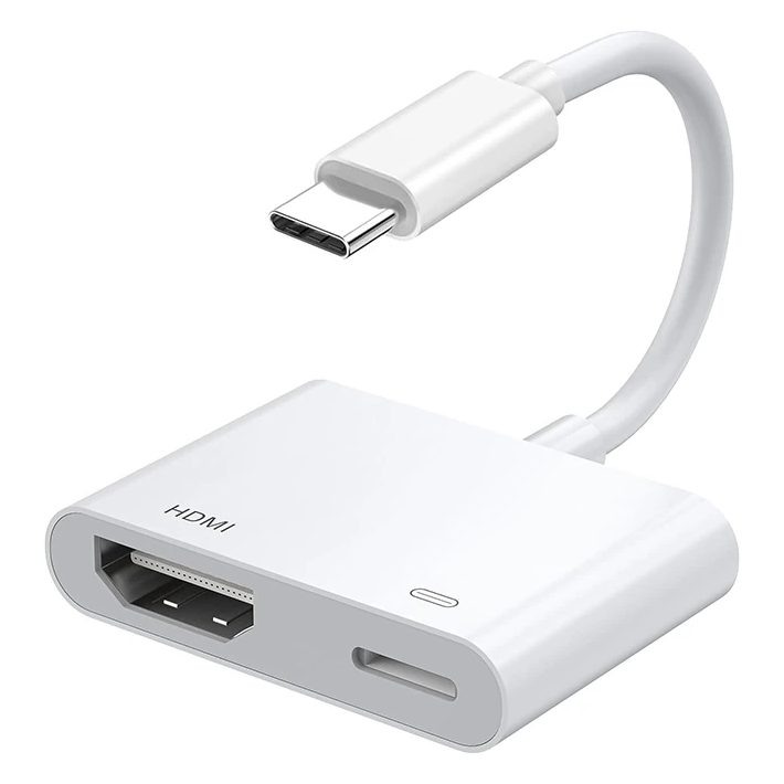 ALLY İPhone 15 Type-c to Type-c + HDMI Çevirici Kablo Dijital AV Adapt