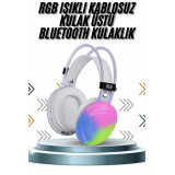 Kablosuz Bluetooth Kulaklık RGB Işıklı Kulak Üstü 5.3 Bluetooth Bağlan