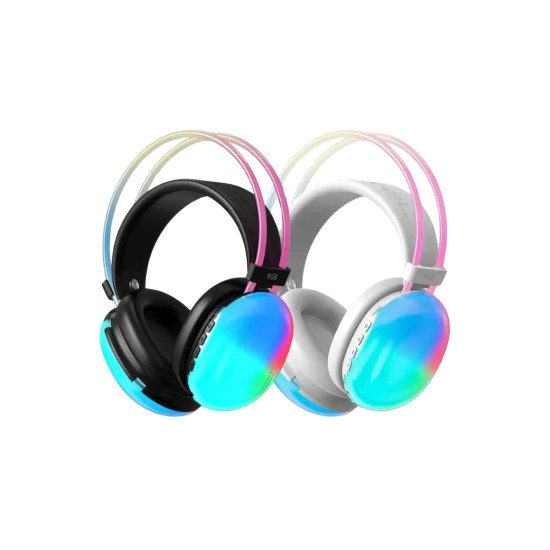 Kablosuz Bluetooth Kulaklık RGB Işıklı Kulak Üstü 5.3 Bluetooth Bağlan