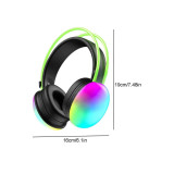 RGB Işıklı Yüksek Ses Kaliteli Kablosuz Kulak Üstü Bluetooth Kulaklık
