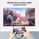 ALLY İPhone 15 Type-c to Type-c + HDMI Çevirici Kablo Dijital AV Adapt