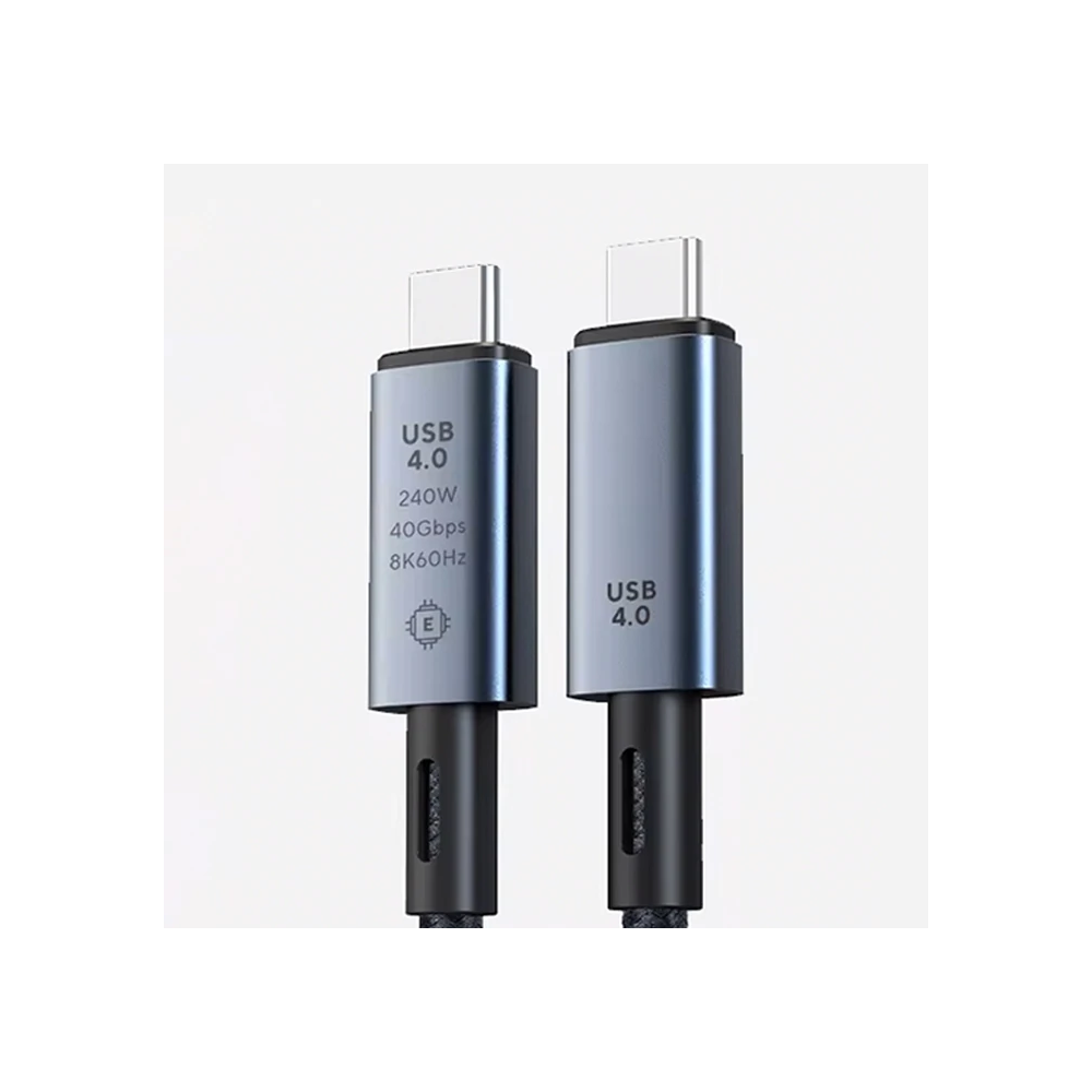 ALLY 40Gbps 240W Type-C 8K Görüntü ve Hızlı Data Şarj Kablosu