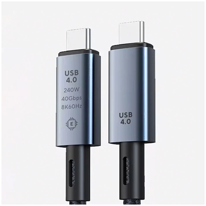 ALLY 40Gbps 240W Type-C 8K Görüntü ve Hızlı Data Şarj Kablosu