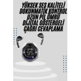 Bluetooth 5.3 Kablosuz Kulaklık HiFi Stereo ve Ekstra Bass Dijital Ekr