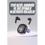 Kulak İçi Bluetooth Kulaklık ANC ENC Özellikli Şarj Göstergeli Kablosu