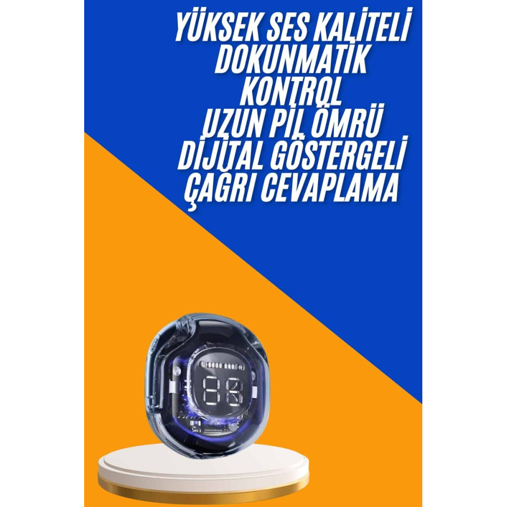 Kulak İçi Bluetooth Kulaklık ANC ENC Özellikli Şarj Göstergeli Kablosu