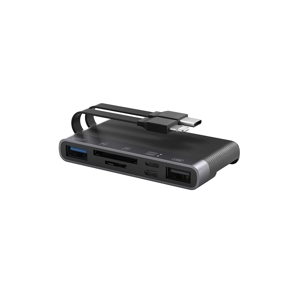 ALLY NK-1048HD 6in1 USB + Type-C + Lightning + SD-TF Kart Okuyucu Çevi