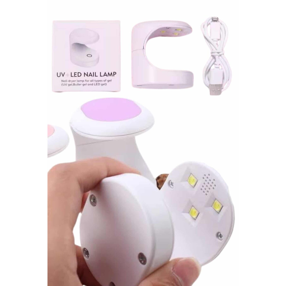Mini Oje Kurutma Cihazı 16W LED UV Hızlı Kurutma Taşınabilir Kompakt