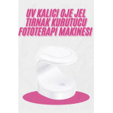 Kalıcı Oje Kurutucu Mini UV Işınlı Taşınabilir Hızlı ve Pratik Oje Kur