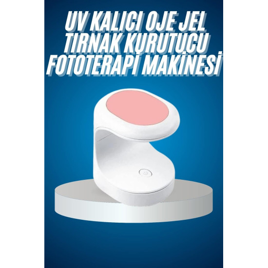 Kalıcı Oje Kurutucu UV Led Teknolojisi Taşınabilir Mini Tırnak Kurutuc