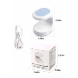 Kalıcı Oje Kurutucu UV Led Teknolojisi Taşınabilir Mini Tırnak Kurutuc