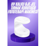 Seyehat Tipi Mini Oje Kurutucu Ultraviole Mor Işık Protez Tırnak Kurut